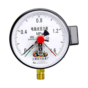 Manómetro de Contacto Eléctrico Yxc 150 M20 1.5 de Acero al Carbono, Fabricado en Shanghái - Product Image 3