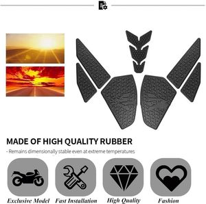 Juego de 7 protectores de goma para tanque de combustible, pegatinas laterales de agarre para Yamaha MT 03 MT 25 2020 <span class=keywords><strong>2022</strong></span> - Product Image 3