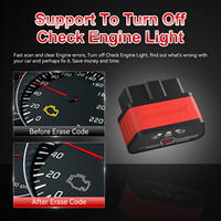 Escáner OBD2 KONNWEI KW903 Mini ELM327 Bluetooth 5.2 con Soporte de Protocolo CAN, Lector de Códigos de Error Profesional