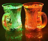 Gobelets lumineux amusants activés par le liquide, multicolores, LED clignotantes, sans BPA, écologiques, pour les fêtes, verres en plastique