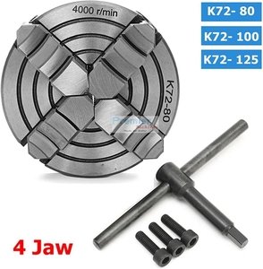 Mâm Cặp Máy Tiện K72-160 Mâm Cặp Độc Lập 4 Chấu 160Mm 6 Inch Mâm Cặp SANOU Cho Máy Tiện - Product Image 3