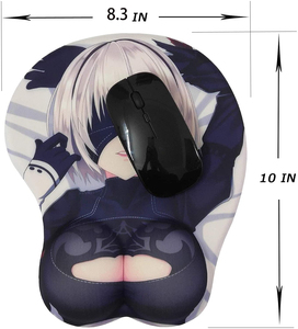 Repose-poignet en Silicone personnalisé 3D Anime cul Sexy fille Photo <span class=keywords><strong>Kawaii</strong></span> beauté Gel repose-poignet <span class=keywords><strong>tapis</strong></span> <span class=keywords><strong>de</strong></span> <span class=keywords><strong>souris</strong></span> avec repose-bras - Product Image 5