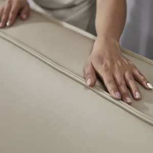 Lit King Offre Spéciale lit double rembourré chambre moderne villa ensemble de meubles d'appartement lit en tissu - Product Image 5