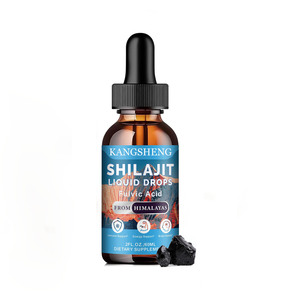 1000mg tinh khiết Himalaya Hữu Cơ lỏng shilajit nhựa giọt OEM cấp thực phẩm bổ sung năng lượng miễn dịch hỗ trợ não - Product Image 1