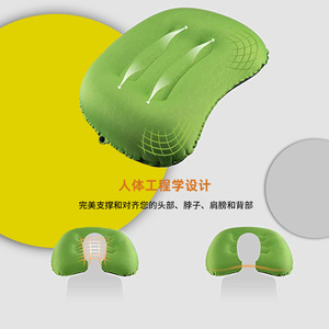 Almohada inflable de viaje para acampar ultraligera, compresible, impermeable, para exteriores, almohadas para <span class=keywords><strong>dormir</strong></span>, tejido de TPU, aire, <span class=keywords><strong>4</strong></span> estaciones - Product Image 4
