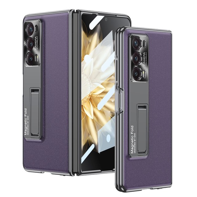 Hot Sale Lightweight Shockproof Full Cover Hard PC Mobile Phone Case Kickstand Bracket for Honor Magic V2 Sports Design