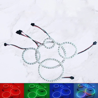 WS2812B LED Pixel Adressable Individuellement Anneau 8/16/24/35/45Leds WS2812 Intégré IC Pleine Couleur Cercle Led Modules Lumière DC5V