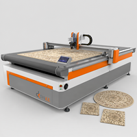 Vente flash : Coupeur numérique à plat CNC pour PVC, verre souple, cuir, textile, tapis et matériaux flexibles
