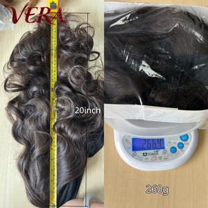 Peluca sintética Futura Fiber sin pegamento, lista para usar, con diadema, 260g, ondas sueltas, marrón oscuro mate, resistente al calor, para <span class=keywords><strong>mujer</strong></span>, al por mayor - Product Image 5