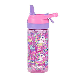 Toptan BPA içermeyen plastik spor su şişesi saman Tritan Sipper ile tırmanma için dış mekan sporları su şişesi sprey ile - Product Image 5