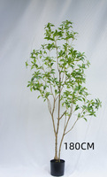 Arbre Artificiel, Pieris, Pommeau d'Orchidée Chinois, Plante Verte pour Aménagement Paysager, Décoration Intérieure Douce, Décoration Végétale