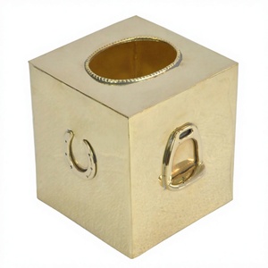 Luxury Napkin Dispenser Horse <b>Shoe</b> Horse Stirrup Style Decorative Tissue Box Tableware Accessories - Product Image 1