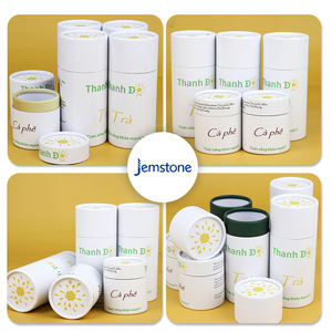 Custom Design Recyclable Food Grade Loose Tea <b>Chocolate</b> Capsule Kraft Cardboard Cylinder Packaging Box <b>Protein</b> <b>Powder</b> Paper Tube - Product Image 4