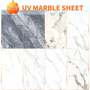 高級<span class=keywords><strong>PVC</strong></span>大理石シート、リアルな縞模様で内装壁に最適 - Product Image 5