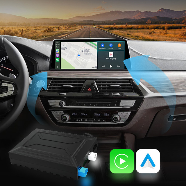 Wireless CarPlay Interface Android Auto CarPlay Decoder Screen Mirroring Module for BMW EVO MGU