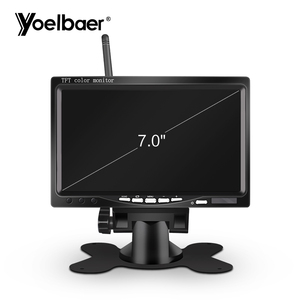 Bus <b>Car</b> 7 Inch LCD Monitor Infrared Night Vision Back up Rearview Wireless <b>Reversing</b> <b>Camera</b> Kit YBW-1 Wireless Rearview <b>Camera</b> Y - Product Image 3