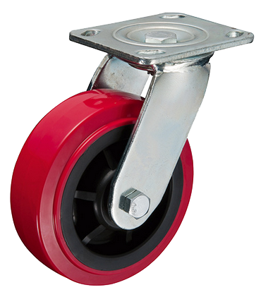 Factory Price Heavy Duty Good 4/5/6/8 Inch PU / TPR / Rubber Industrial Castor Truckle,swivel Type Heavy Duty Caster Wheels