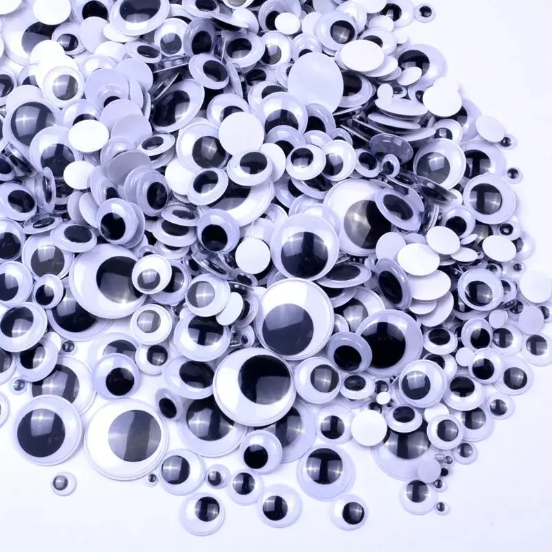 Детская ручная работа «сделай сам», кукла, игрушечные аксессуары, круглая кукла, движущиеся глазки, пластиковая черно-белая игрушка, безопасные глаза