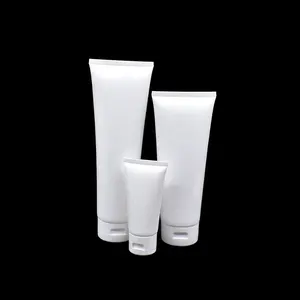 Factory Wholesalefacial Cleanser Cream Packaging Tube For Face Wash Top Empty Bottles Facial Cleanser Tube Packaging