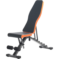 Banc de musculation inclinable et réglable en acier avec pieds en caoutchouc antidérapants pour l'entraînement physique des débutants