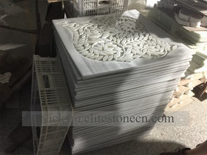 กระเบื้องโมเสคหินอ่อนสีขาวเบียนโก คาร์รารา และธัสโซส สำหรับผนังและพื้น - Product Image 3