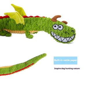 Large Dragon Dog Chew <b>Toy</b> IQ Treat Training Crinkle Paper Sound <b>Interactive</b> Plush Anxiety Relief Chew Chew <b>for</b> <b>Pets</b> - Product Image 5