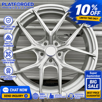 Jantes forgées en alliage P104sc personnalisées 17 18 19 20 22 pouces argent brossé légères pour Subaru Audi Mercedes BW AMG C E S Coupé SUV