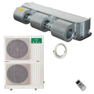 Làm mát bằng không khí gói điều hòa không khí VRF vrv 48000btu 4ton 5HP 12500W ducted Loại cuộn dây Quạt đơn vị 220V 318V 440V Spa Trung tâm thể dục