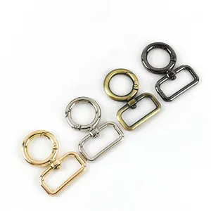 Deepeel 25mm Other Bag Parts Handbag Hardware Accessories Open Spring Swivel Lobster Clasp Bags Hook