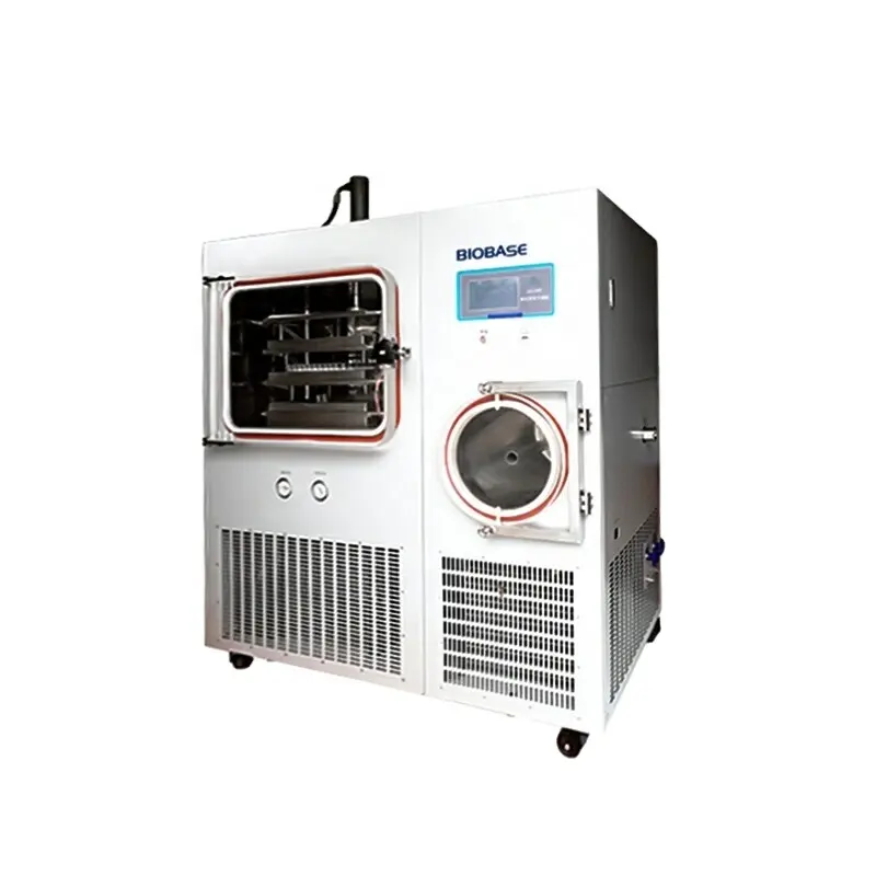 BIOBASE Pilot Freeze Dryer BK-FD50T 0.5m2 Stoppering Air Cooling System Pilot Freeze Dryer For Food Meidcal and Lab