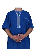 Nouveauté CCY : Turbans brodés du Moyen-Orient, Boubou Homme Musulman Thobe, Vente en gros de Jalabiya, Robe pour tous les jours