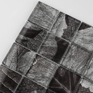 Liquidation Foshan fabricant 48x48mm carré brillant gris érable motif mur verre <span class=keywords><strong>mosaïque</strong></span> carrelage pour <span class=keywords><strong>salle</strong></span> <span class=keywords><strong>de</strong></span> <span class=keywords><strong>bain</strong></span> cuisine dosseret - Product Image 4