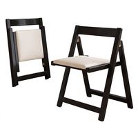 Chaise pliante en bois massif pour la maison - Design simple, compacte et portable, meubles pour le salon, la salle à manger, le bureau et le camping