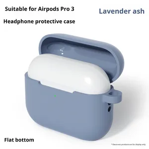 Pour <span class=keywords><strong>Airpods</strong></span> <span class=keywords><strong>Pro</strong></span> 3 étui de protection en silicone écologique écouteurs <span class=keywords><strong>personnalisable</strong></span> en gros étui pour écouteurs avec crochet - Product Image 6