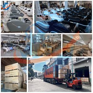 Mobilier multifonctionnel pour salon de manucure <span class=keywords><strong>Foot</strong></span> <span class=keywords><strong>Spa</strong></span> Headspa Shampooing Lit inclinable électrique de luxe pour pédicure Shampooing Lit pour salon de coiffure - Product Image 6