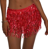 Halloween costume de danse du ventre hanche écharpe bohème sequin gland danse performance perles taille chaîne accessoires de fête