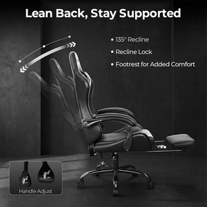 Nouvelle Chaise de Gaming OEM Économique Style Racing Personnalisable avec Accoudoirs Articulés pour Chambre d'Adolescent et Bureau - Product Image 3