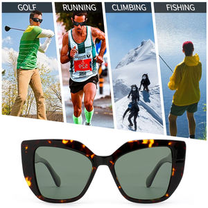 Lunettes de soleil rétro unisexes originales de bonne qualité avec verres polarisés UV400 et verres en acétate Lunettes de soleil mode - Product Image 3