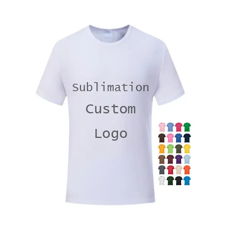 Abd depo Unisex pamuk hissediyorum 100% Polyester T shirt süblimasyon boşlukları tişörtleri boya yazıcı baskı Logo özel T-shirt
