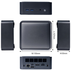 มินิพีซี SEEKMINI รุ่น 5 6600H 6-Core ใหม่ DDR5 GDDR5 หน่วยความจำวิดีโอ 64GB NVMe SSD WiFi6 BT5.2 สำหรับธุรกิจ 11 DP USB4 PH095X ประสิทธิภาพสูง - Product Image 2