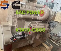 Kualitas tinggi Cummins Mesin Diesel Motor KTA19 600HP mesin konstruksi KTA19-C600 mesin