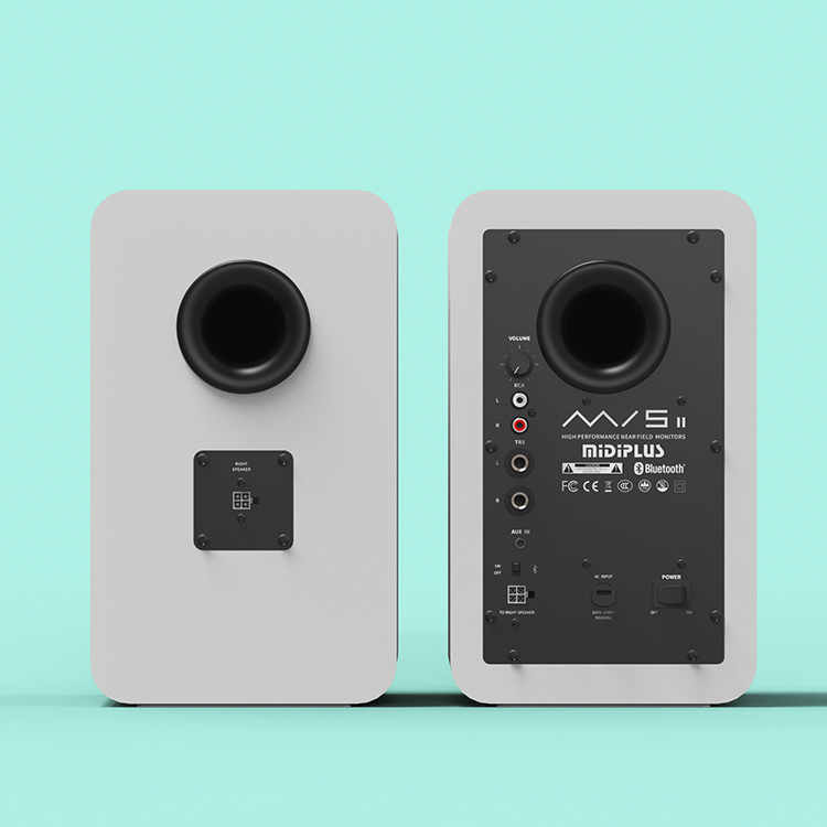 MIDIPLUS mi5 II 5.25インチ 黒 Midiplus MI5 II V2 - Hi-Fi Bluetooth Active Speakers