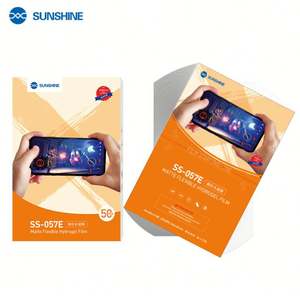 SUNSHINE-Película frontal de hidrogel importada de alta definición, alta definición, HD, 50 unidades/caja - Product Image 4