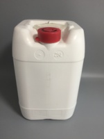 Bidon en plastique carré bleu de 25 L en HDPE pour huile