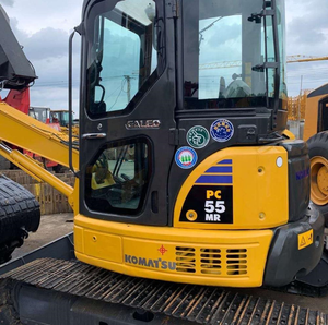 เครื่องจักรกลการเกษตรใช้รถขุดขนาดเล็ก PC55ในเซี่ยงไฮ้สำหรับขาย/ใช้รถขุด KomatsuPC55mr ทำในประเทศญี่ปุ่น - Product Image 1