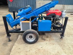 물 우물 장비 휴대용 바퀴 공압 시추공 깊은 물 우물 드릴링 장비 기계 드릴 장비 - Product Image 4