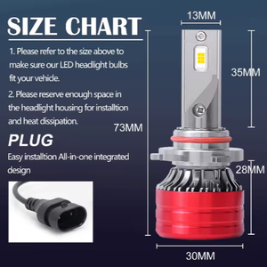 Fari a LED TCYATO <span class=keywords><strong>V13</strong></span> per Auto con Chip CSP, Lampadine LED H4, H11, H7, Nuova Temperatura Colore LED - Product Image 6