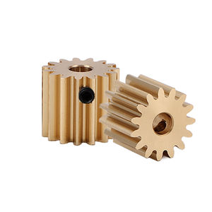 مخصص غير قياسي مصغر النحاس حفز التروس 0.20.30.40.50.60.7 ترس رف مخصص بالقطع - Product Image 4