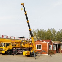Grues de palan sur chenilles araignée faciles à utiliser 360 degrés bêta portable 9.5m Mini Mobile 3 tonnes à vendre