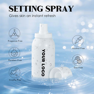 100ml Brume fixatrice légère toute la journée Apprêt et hydratant Spray <span class=keywords><strong>fixateur</strong></span> pour le maquillage du visage végétalien - Product Image 2